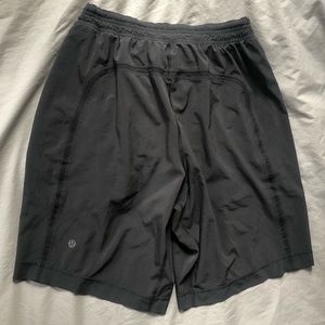 Black men’s shorts with liner